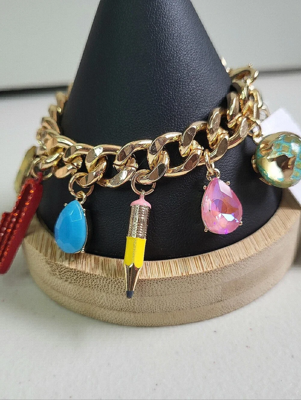 Betsey Johnson Back To School Teacher Necklace Bracelet And Earrings Set. NWT